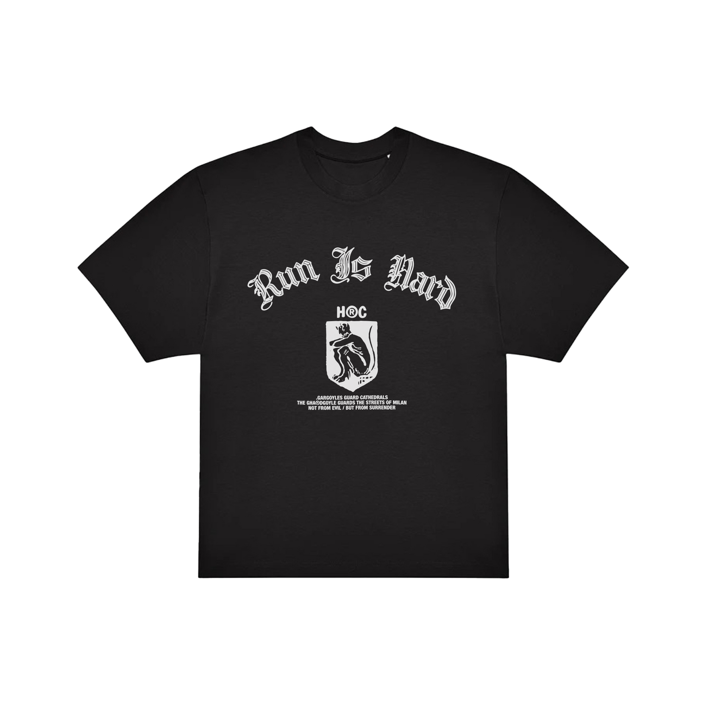 .RUN IS HARD / COTTON TEE